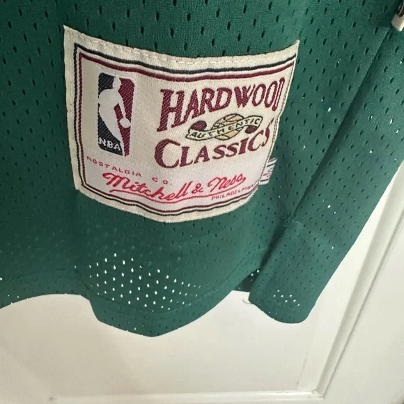 NBA Seattle SuperSonics Gary Peyton 1994 Swingman Green Hardwood Classics Jersey - Picture 4 of 6